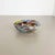 This original glass shell bowl was produced in the 1960s in murano, italy. An elegant muticolor murano glass element...