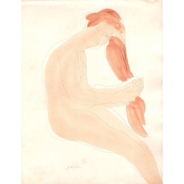 Auguste rodin (1840-1917) "avec des gestes lents et charmants, clara lissa l'or roux de ses cheveux" (with slow, charming...