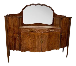 Art Deco Walnut Credenza by Meroni e Fossati, 1930s