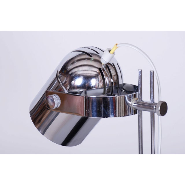 Mid-Century Modern Mid-Century Modern Table Lamp in Chrome by J. Indra for Combi Lux, Czech, 1970s For Sale - Image 3 of 10