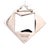 2010s Tiffany & Co Estate Abstract Brooch Sterling Silver 14.8 Grams For Sale - Image 5 of 9