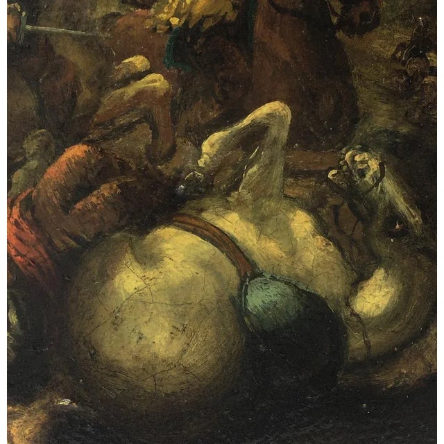 2000 - 2009 After Salvator Rosa, Cavalry Battle, 2006, Oil on Canvas For Sale - Image 5 of 7