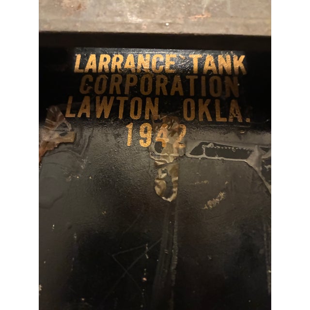 Quartermaster's Iron Strongbox Circa 1942 For Sale - Image 12 of 12
