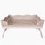 Artifacts Rattan Scallop Design Breakfast Tray with Wooden Legs, White Wash For Sale In Houston - Image 6 of 6