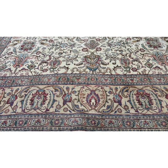 1930s Vintage Decorative Carpet For Sale - Image 5 of 9