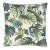 Scalamandre 22" x 22" Rainforest Warp Print Pillow in Leaf For Sale