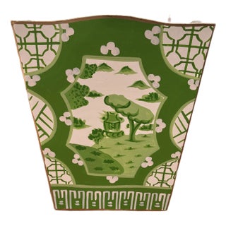 Dana Gibson Canton Wastebasket For Sale