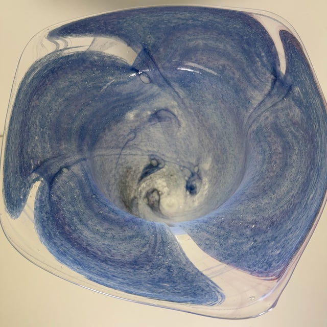 Large Limited Edition Murano Glass Vase by Vito Seguso, 1987 For Sale - Image 10 of 13