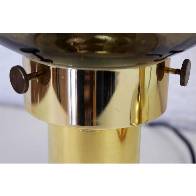 Smoked Glass Space Lamps, 1970s, Set of 2 For Sale - Image 11 of 17