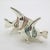 Vintage Italian Sterling Silver 925 Tropical Fishes Figurines with Enamel from Ottaviani, Rome, 1980s, Set of 2 For Sale - Image 3 of 14