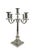 Large Empire Silverplated Brass Five-Arm Candelabras, 1940s, Set of 2 For Sale - Image 6 of 14