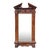 Regency Style Burton-Ching Walnut & Giltwood Antiqued Mirror For Sale