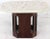 Oiled Walnut Base Terrazzo Top Side Table For Sale - Image 9 of 10
