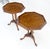 Pair Gallery Burl Wood Top Tripod Bases Side End Occasional Lamp Tables Stands For Sale - Image 14 of 14