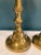 Mid-Century 2-Foot Tall Large Brass Candlesticks- a Pair For Sale - Image 4 of 9