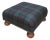 Scottish Tartan Wool Tapestry Footstool For Sale