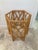 1970s Natural Rattan Chippendale Pedestal Dining Table Base For Sale - Image 5 of 12