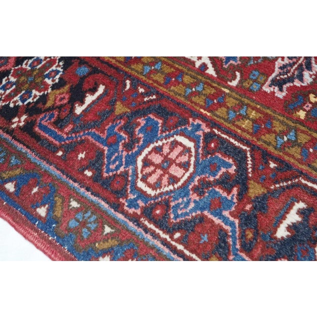 Vintage Heriz Rug 8'1'' X 11'3'' For Sale In New York - Image 6 of 10