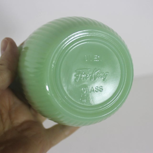 1950s 1950’s Jadeite Jane Ray Sugar Bowl - No Lid For Sale - Image 5 of 5