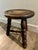 Rustic European Vintage French Stool For Sale - Image 3 of 5
