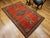 Vintage Malayer Area Rug, Hand-Knotted Wool, Geometric Tribal Pattern, 4x7, Terracotta & Navy For Sale In Chicago - Image 6 of 18