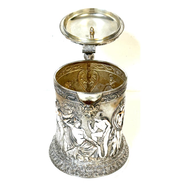 English Silver-Plated Classical Claret Jug by JG & Sons (James Dixon & Sons) For Sale - Image 13 of 18