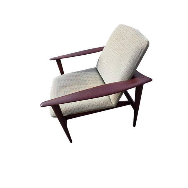 1960s Danish Modern Teak Lounge Chair Paddle Armchair Denmark For Sale In Philadelphia - Image 6 of 17