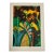1970’s Folk Art Jungle Scene Original Lithograph For Sale