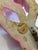 Pink Vintage Pink Carved Wooden Bow Wall Hanging For Sale - Image 8 of 10