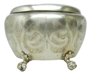 Art Nouveau Austro-Hungarian Sugar Bowl, 1890s