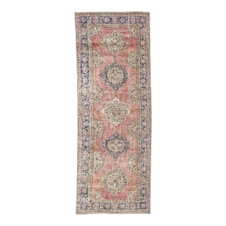 Turkish Vintage Rug 4'5" x 11'11" #21391 For Sale
