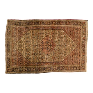 Antique Persian Sarouk Farahan Rug - 4′ × 6′2″ For Sale