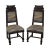 Antique Carved Eagle Barley Twist Side Chairs - A Pair For Sale