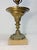 Antique Ornate 1800's Electrified Heavy Brass Marble Stone Astral Oil Table Lamp For Sale In New York - Image 6 of 11