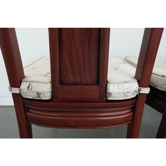 Vintage Chinoiserie Dining Chairs (Set of 8) For Sale - Image 14 of 17