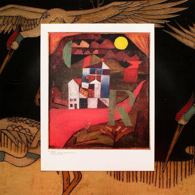 Contemporary 1989 After Paul Klee "Villa R", Full-Color Print From France For Sale - Image 3 of 8