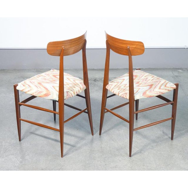 Brown Italian Dining Chairs, 1940s, Set of 2 For Sale - Image 8 of 18