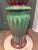 Art Nouveau Monumental Antique Weller Pottery Blended Majolica Jardiniere & Pedestal Set For Sale - Image 3 of 14