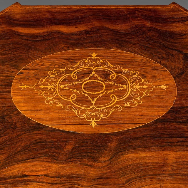 Brown 1820's Antique Jeweller's Display Cabinet For Sale - Image 8 of 12