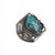 <p>sz9.25 Herman Vandever Navajo silver spiderweb turquoise ring. Herman is a multiple award winning Navajo silversmith, I...