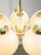 Mid-Century Modern Italian Brass and Opaline Chandelier For Sale - Image 16 of 18