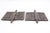 Victorian Pair of 4.5 X 4.5 In. Antique Cast Iron Victorian Door Hinges For Sale - Image 3 of 4