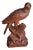 Brienz Swiss Woodcarvers, Eagle Sculpture, 1920s, Glass and Wood For Sale