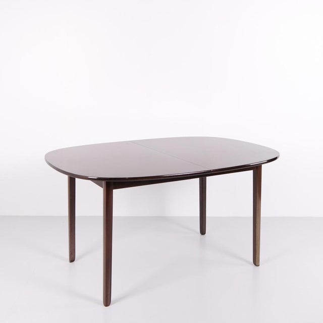 Dining Table with Extension Leaves by Ole Wanscher for Poul Jeppesen, 1960s For Sale - Image 9 of 14