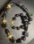 1980s 1980s Trifari Demi-Parure (Matching Necklace and Pierceless/Post Hoop Earring Set) Showcasing Bold Geometric Art Deco Revival Styling. For Sale - Image 5 of 7