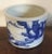 Antique 19th Century Chinese Blue & White Porcelain Cachepot with Harbor Landscape Decoration For Sale - Image 9 of 11