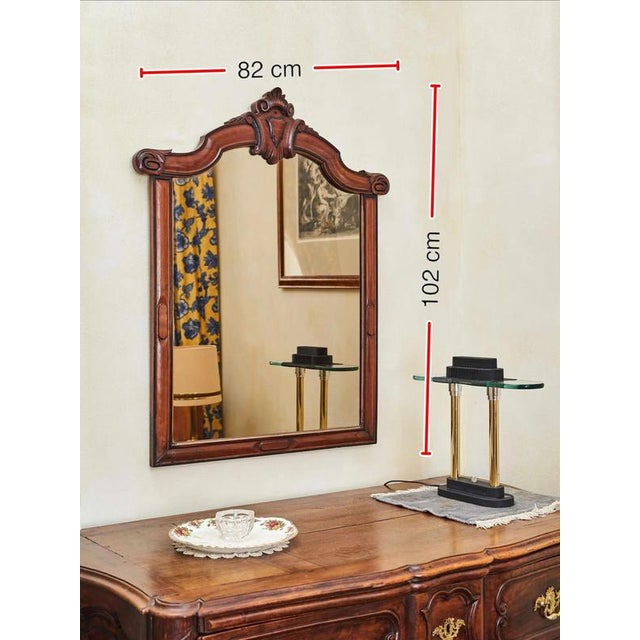 Mirror with Wooden Frame by Ludvík Filip For Sale - Image 6 of 7