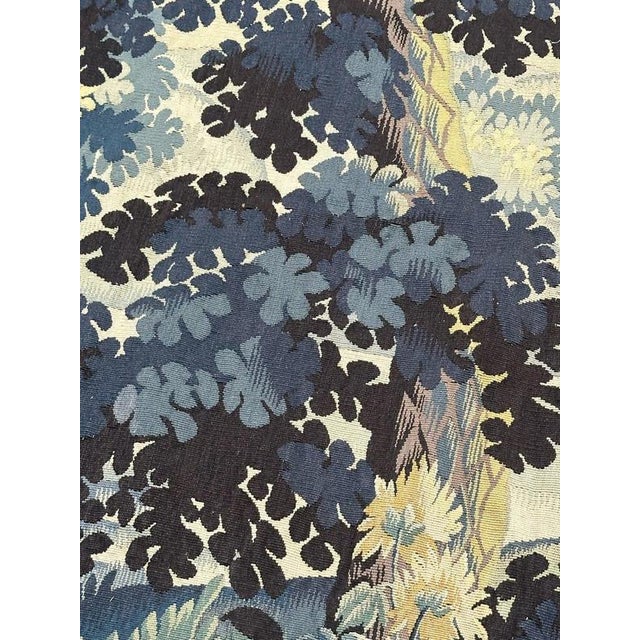Vintage French Aubusson Tapestry in Silk and Wool, 1930s For Sale - Image 17 of 18