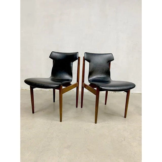 1960s Mid-Century Dining Chair by Inger Klingenberg for Fristho Franeker, 1960s For Sale - Image 5 of 5