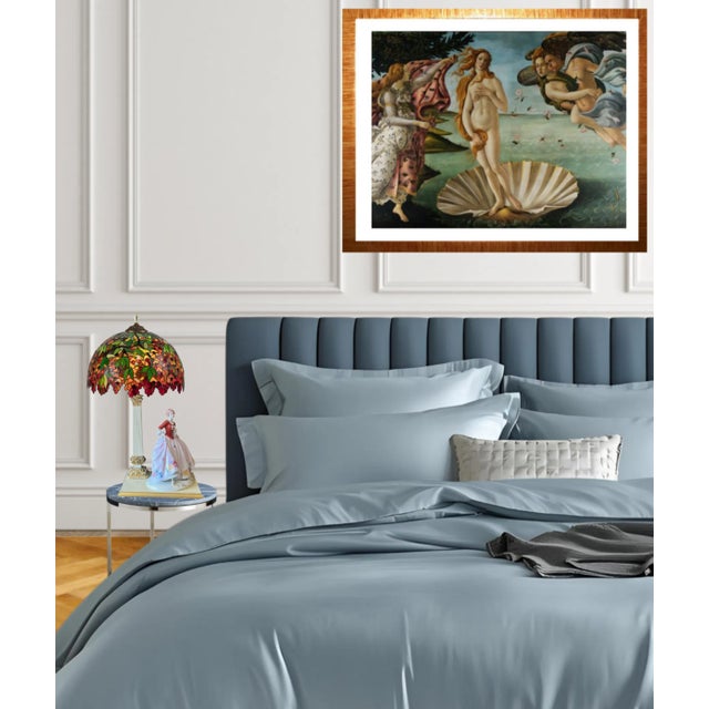 DUX Royal Dux Porcelain Lady Holding Her Dog Table Lamp For Sale - Image 4 of 18